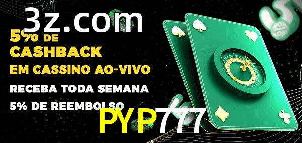 Promoções do cassino ao Vivo PYP777